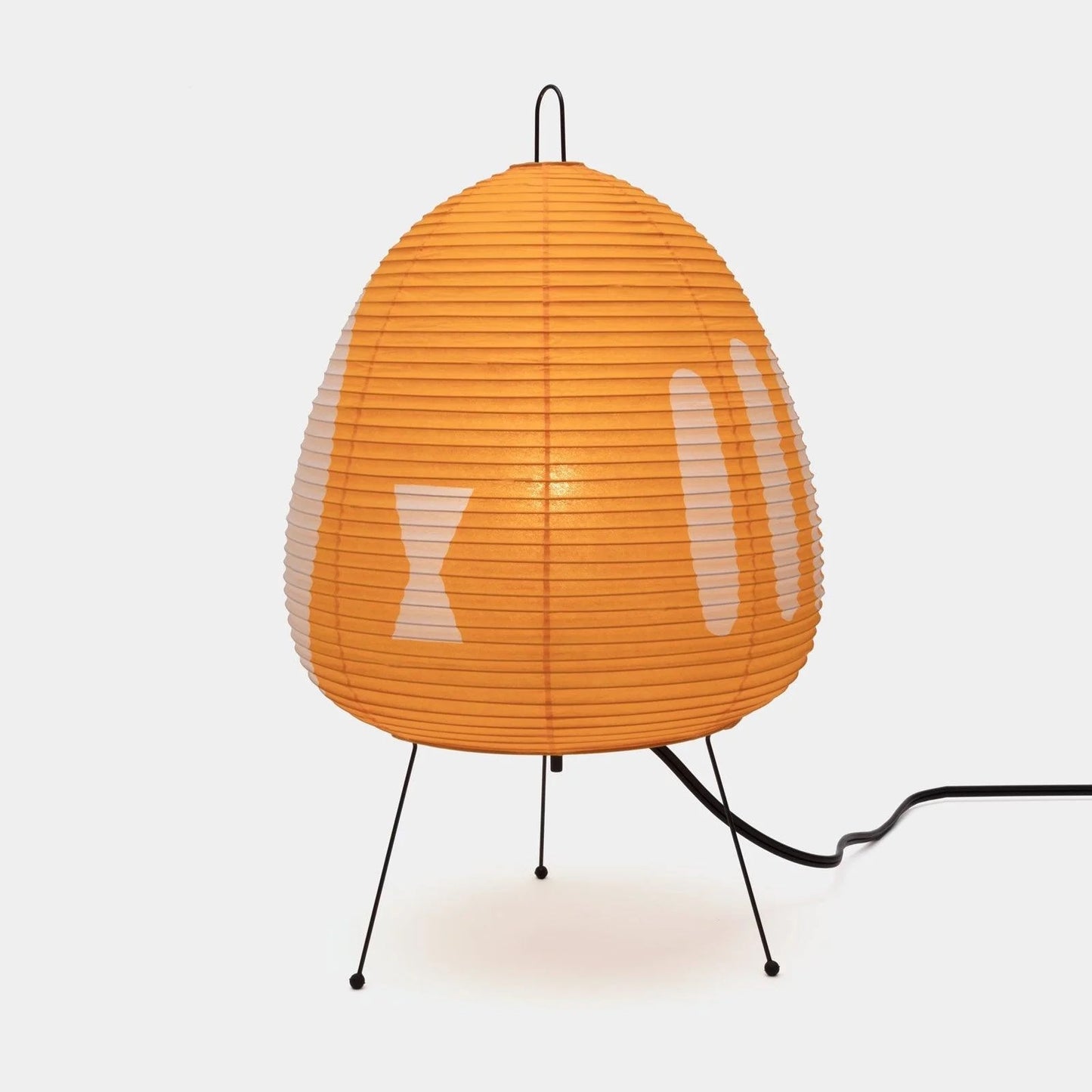 Akari Yellow Japanese Rice Paper Lantern Table Lamp 1AY