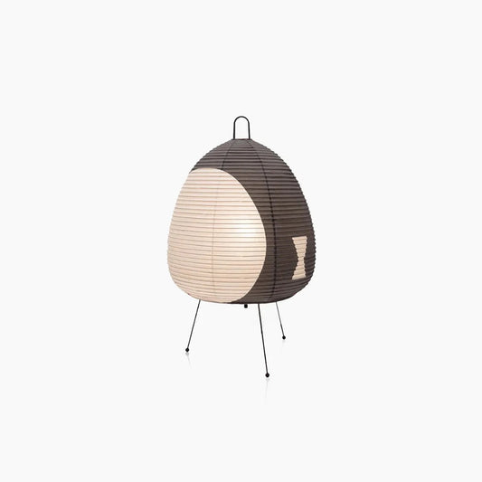 Akari Grey Japanese Rice Paper Lantern Table Lamp 1AG